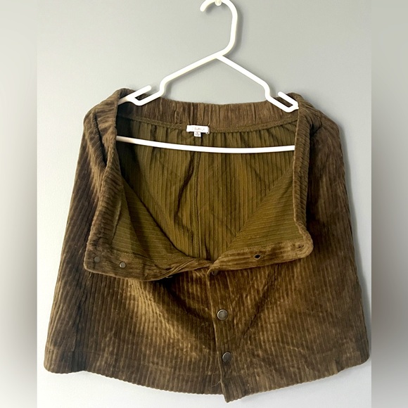 Plush corduroy mini skirt by Z supply - Picture 3 of 3